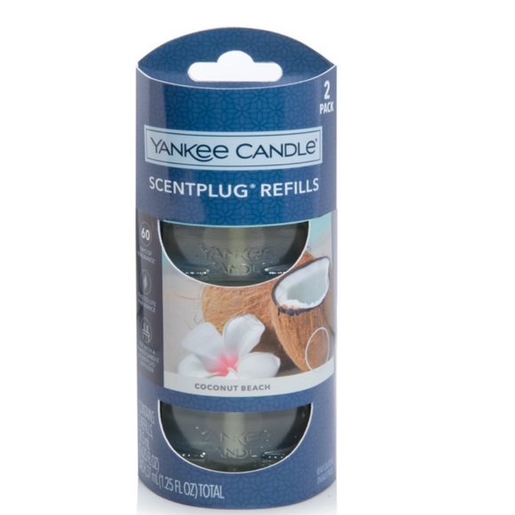 New Yankee Candle Two Pack Coconut Beach ScentPlug Refills - Picture 1 of 1